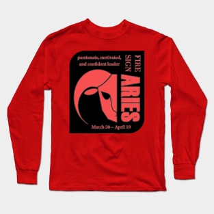 Zodiac Aries Long Sleeve T-Shirt